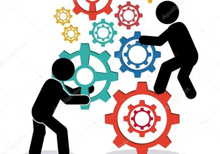 depositphotos 93920346 stock illustration teamwork icons design